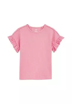 Футболка с принтом WE Fashion, розовый