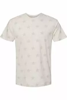 Футболка с принтом звезд Code Five, цвет natural heather star