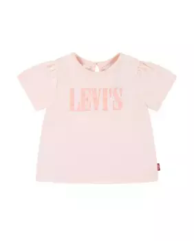 Футболка с пышными рукавами у девочки Levi's, цвет Rosa