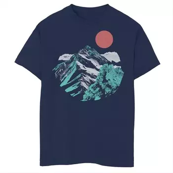 Футболка с рисунком Fifth Sun Out Mount для мальчиков 8–20 лет, темно-синий