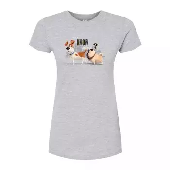 Футболка с рисунком Juniors' Secret Life of Pets Licensed Character, серый