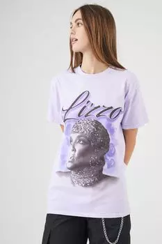 Футболка с рисунком Lizzo Forever 21, фиолетовый