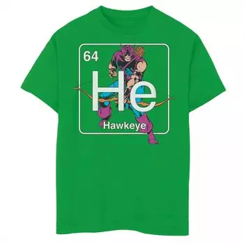 Футболка с рисунком Marvel Avengers Hawkeye Element для мальчиков 8–20 лет Marvel