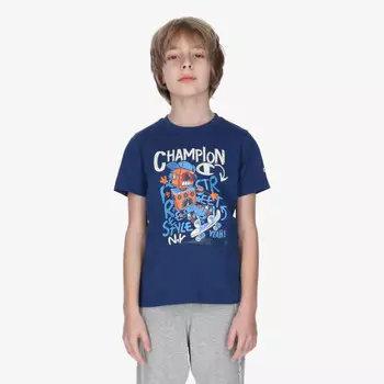 Футболка с роботом Champion, синий