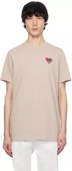 Футболка с розовым сердцем Moncler