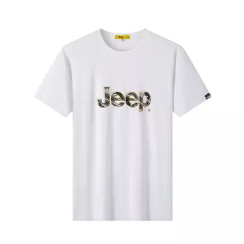 Футболка с втачными рукавами унисекс Jeep, белый