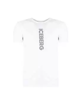 Футболка с вырезом мужская Iceberg, белый