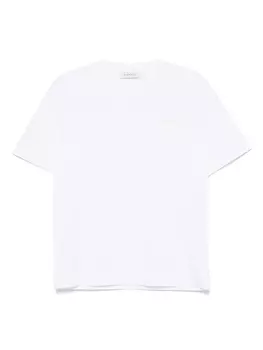 Футболка с вышитым логотипом Lanvin, белый