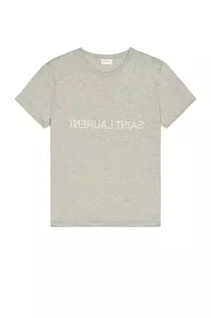 Футболка Saint Laurent Reverse, цвет Gris