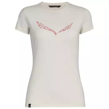Футболка Salewa Solidlogo Dri-Release, белый
