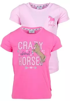Футболка SALT AND PEPPER Crazy Horses, розовый