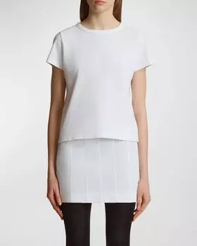 Футболка Samson Slinky из джерси Khaite, цвет White