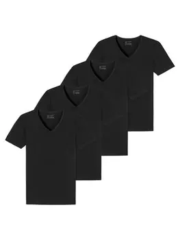 Футболка Schiesser 4er Pack, черный