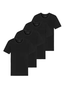 Футболка Schiesser 4er Pack, черный