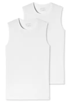Футболка Schiesser Tanktop 2er Pack, белый
