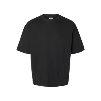 Футболка Selected Oscar Relax Fit, черный