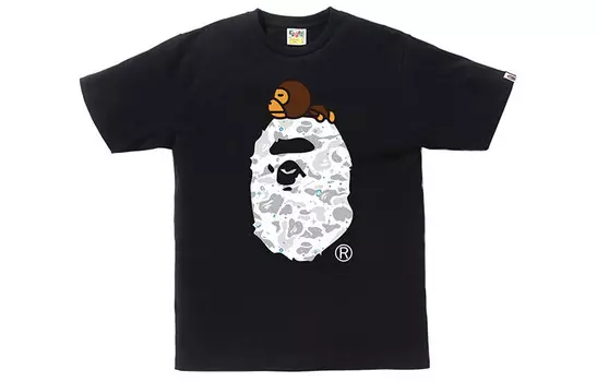 Футболка серии Ape Head унисекс A Bathing Ape, белый