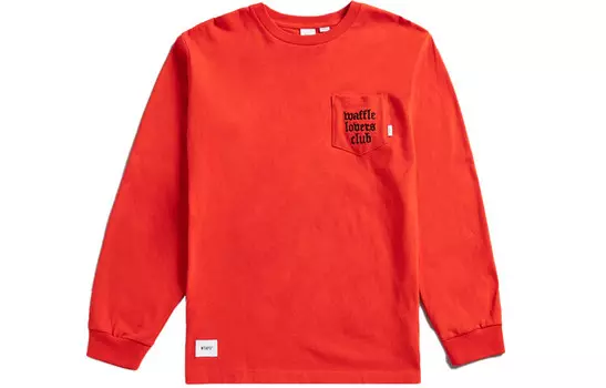 Футболка серии X Wtaps Co-branded, унисекс, оранжевая Vans, оранжевый