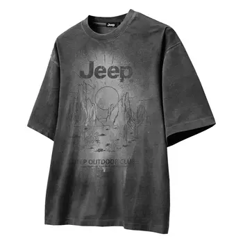 Футболка серии Yao унисекс Jeep, серый