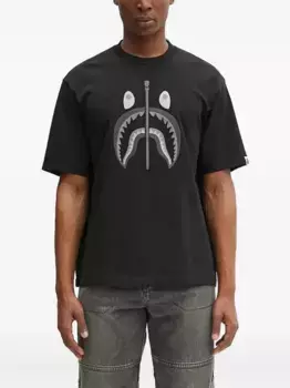 Футболка Shark Attack A BATHING APE, черный