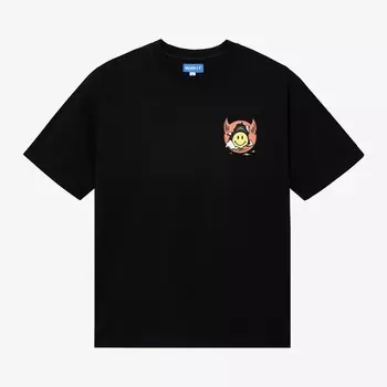 Футболка Smiley Inner Peace T-Shirt 'Black' Market, черный