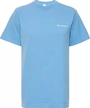 Футболка Sporty & Rich Drink More Water T-Shirt 'Periwinkle', фиолетовый