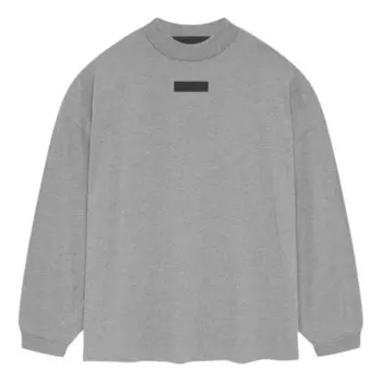 Футболка ss24 long-sleeve tee 'dark heather oatmeal' Fear Of God Essentials, мультиколор