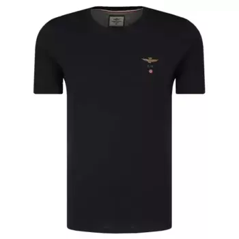Футболка стандартного кроя Aeronautica Militare, синий