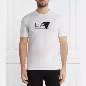 Футболка стандартного кроя Ea7, белый
