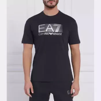 Футболка стандартного кроя Ea7, синий