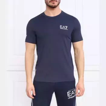 Футболка стандартного кроя Ea7, синий