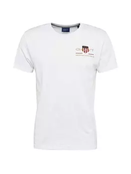 Футболка стандартного кроя Gant, белый