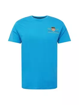 Футболка стандартного кроя Gant, синий