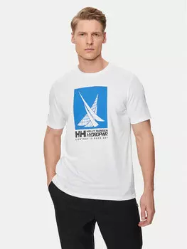 Футболка стандартного кроя Helly Hansen, белый