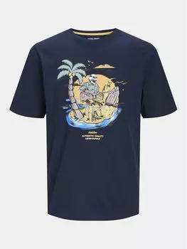 Футболка стандартного кроя Jack&Jones, синий