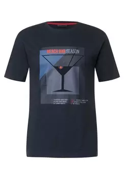 Футболка Street One MEN, ночной синий