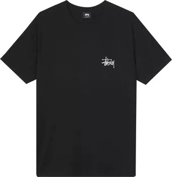 Футболка Stussy Basic Tee 'Black', черный