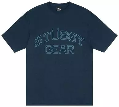 Футболка Stussy Gear Tee 'Navy', синий