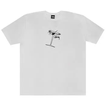 Футболка Stussy Martini Tee 'White', белый
