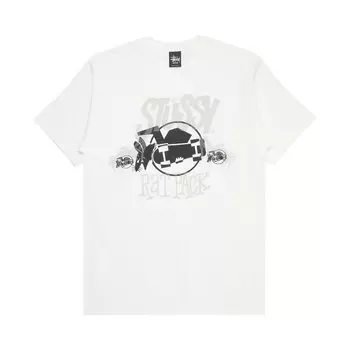 Футболка Stussy Rat Pack, белая