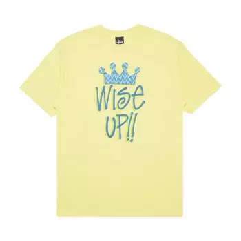 Футболка Stussy Wise Up, Желтая
