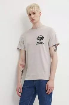 Футболка Superdry, бежевый