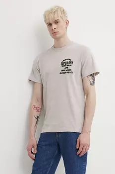 Футболка Superdry, бежевый