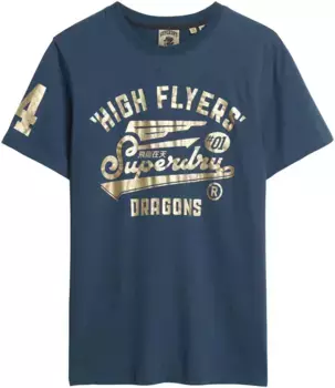 Футболка Superdry "CNY GRAPHIC TEE", цвет Blue Bottle