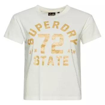 Футболка Superdry College Scripted Graphic, белый