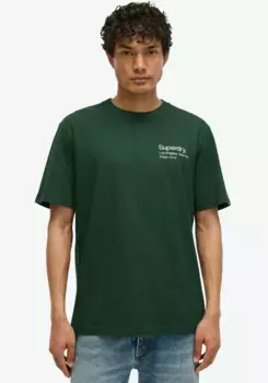 Футболка Superdry "CORE LOGO CITY LOOSE TEE", зеленый
