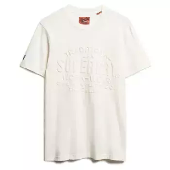 Футболка Superdry Embossed Logo Graphic, белый