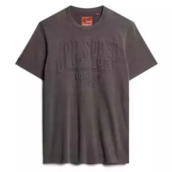 Футболка Superdry Embossed Logo Graphic, серый