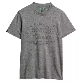 Футболка Superdry Embossed Vl Graphic, серый