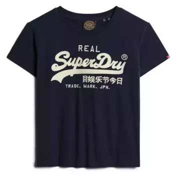 Футболка Superdry Embroidered Vl Fitted, синий